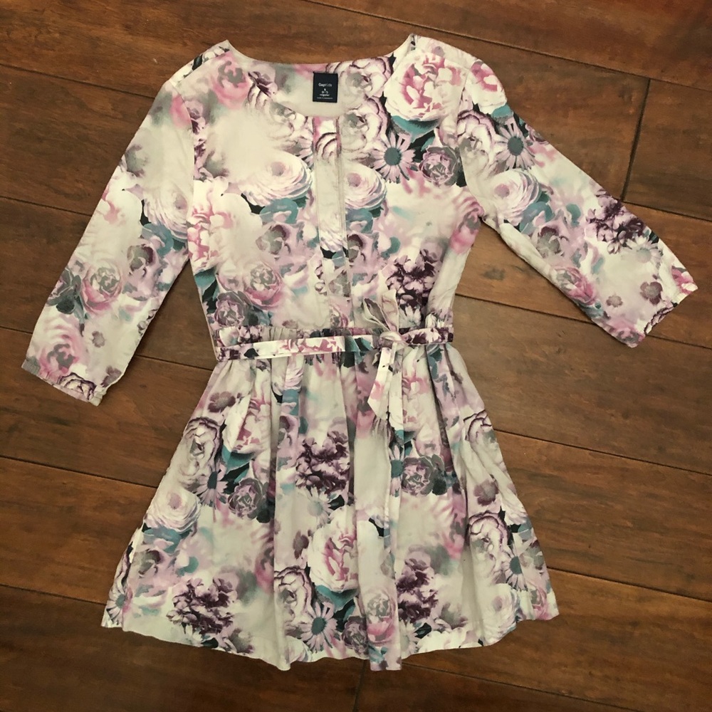 Gap Floral Girls Dress Size S 6/7